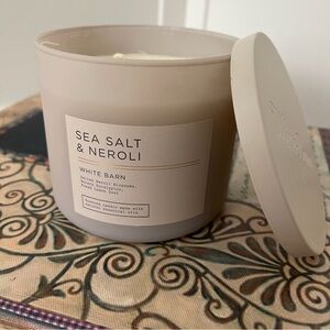 White Barn Sea Salt & Neroli Three Wick Scented Candle